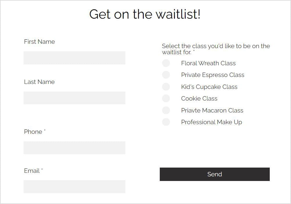 Waitlist
